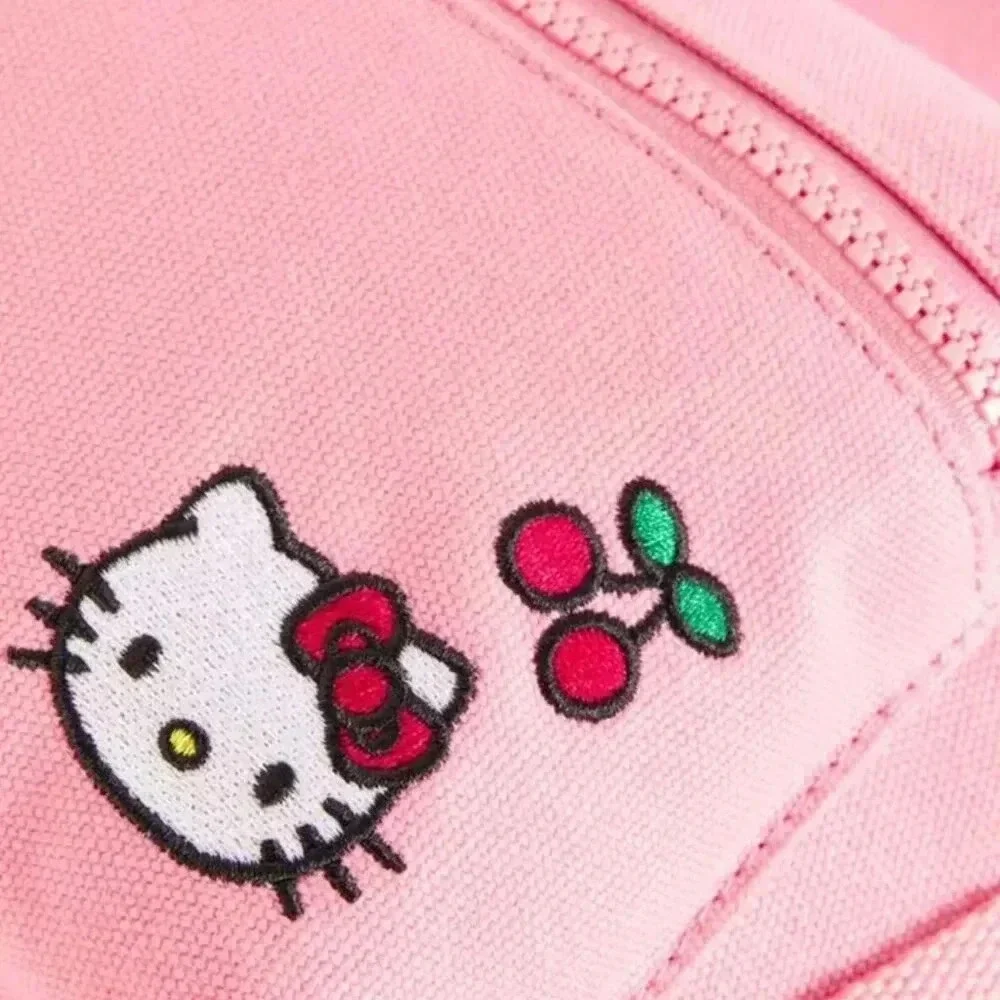 Sanrio Hello Kitty Pink Small Cotton Canvas Backpack